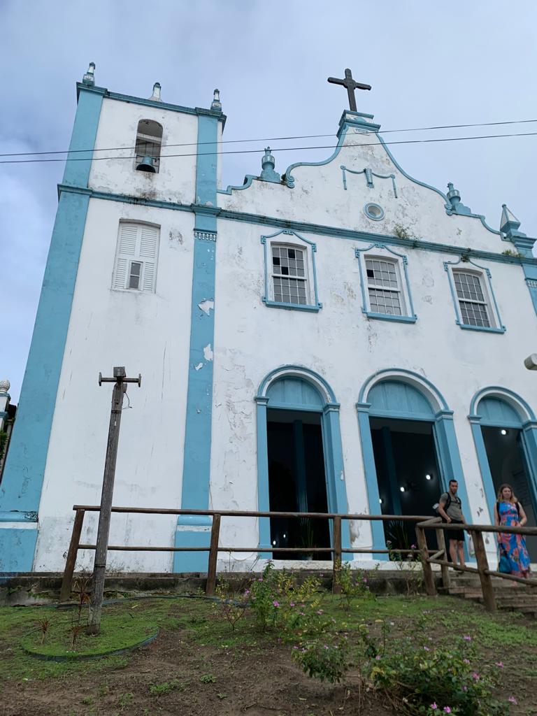 Igreja da praça central de Morro de São Paulo